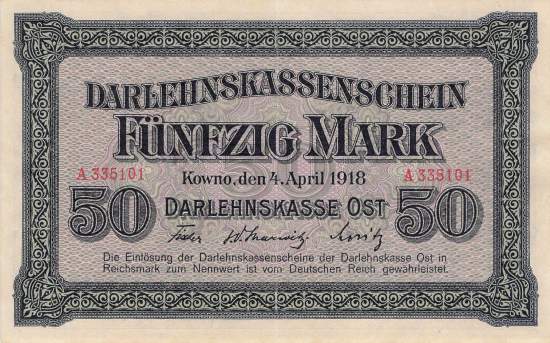 ro. 469 A 50 Mark 1918